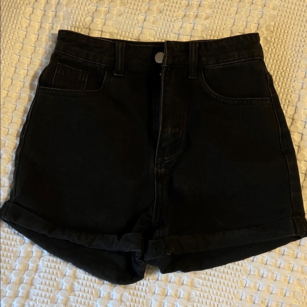 SHEIN Black Jean Shorts for Women